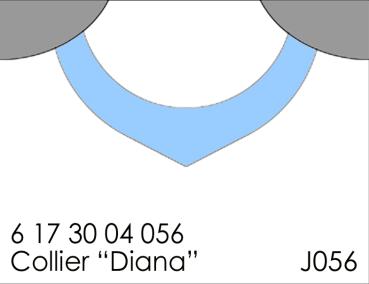 Preview: 056 Klöppelbrief Collier "Diana"